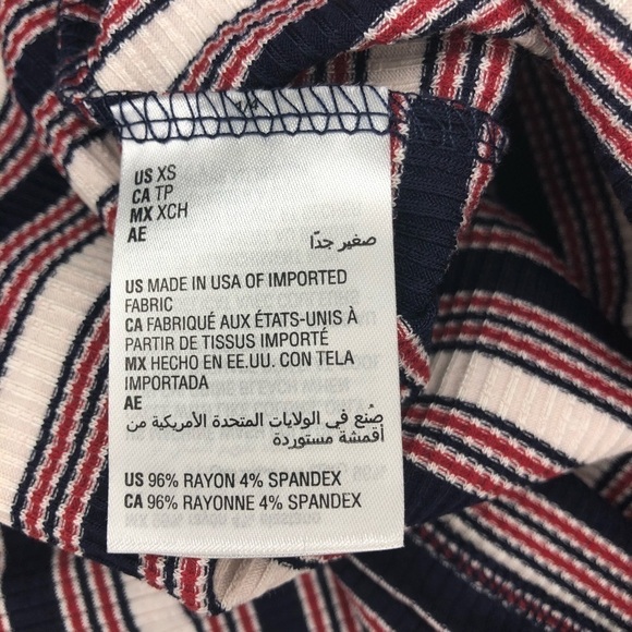 NWT Maison Jules Striped Knit Dress Sz XS - Picture 5 of 6